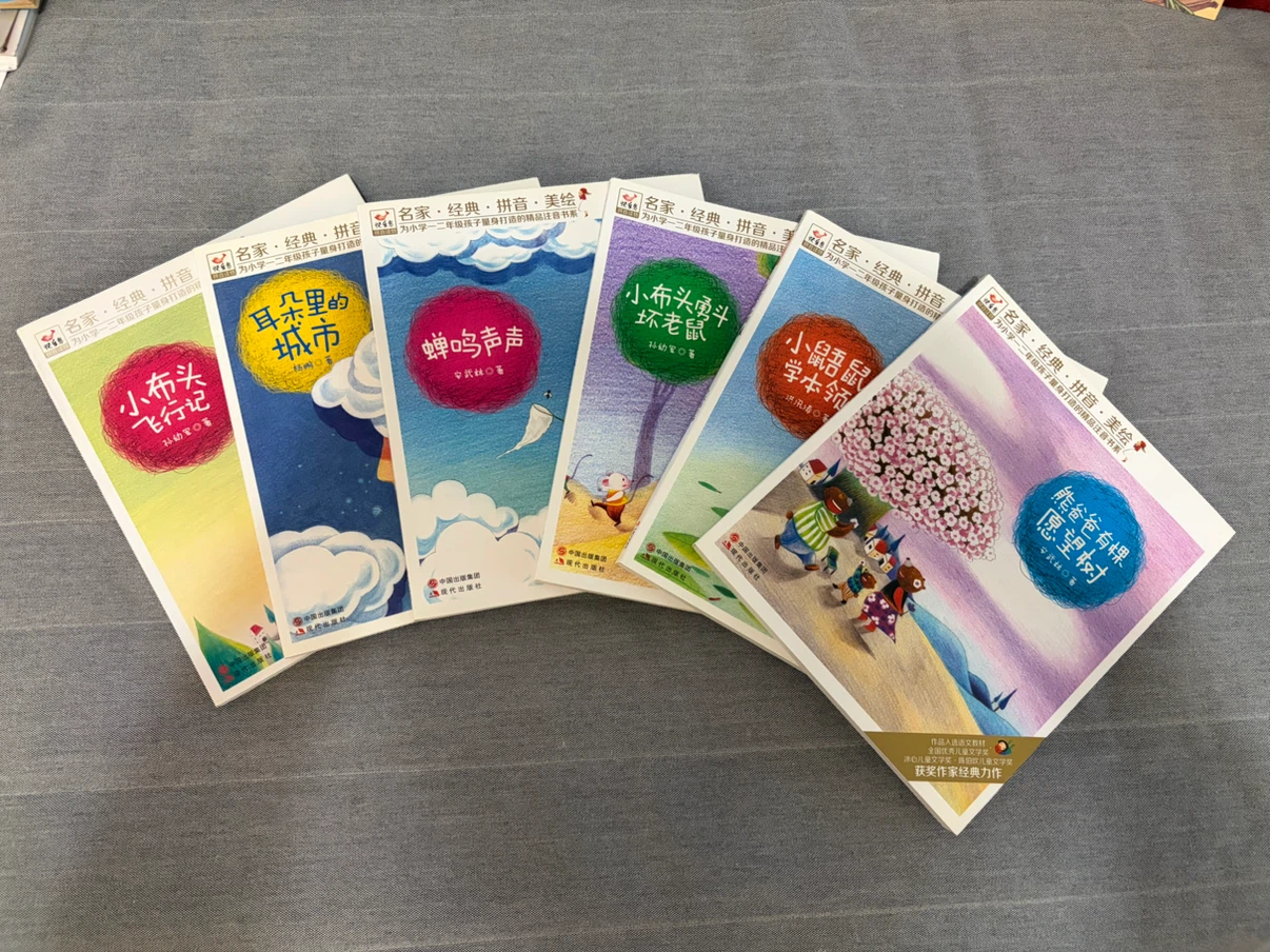 Children's Picture Books - set of 6，带拼音中文绘本