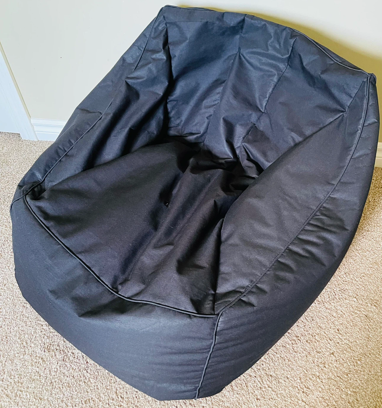 Black Bean Bag Chair - photo 3