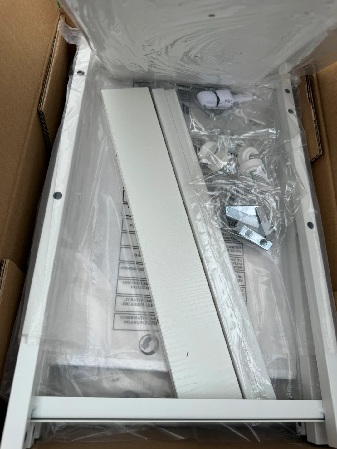 White 3-Drawer Storage Unit - photo 2