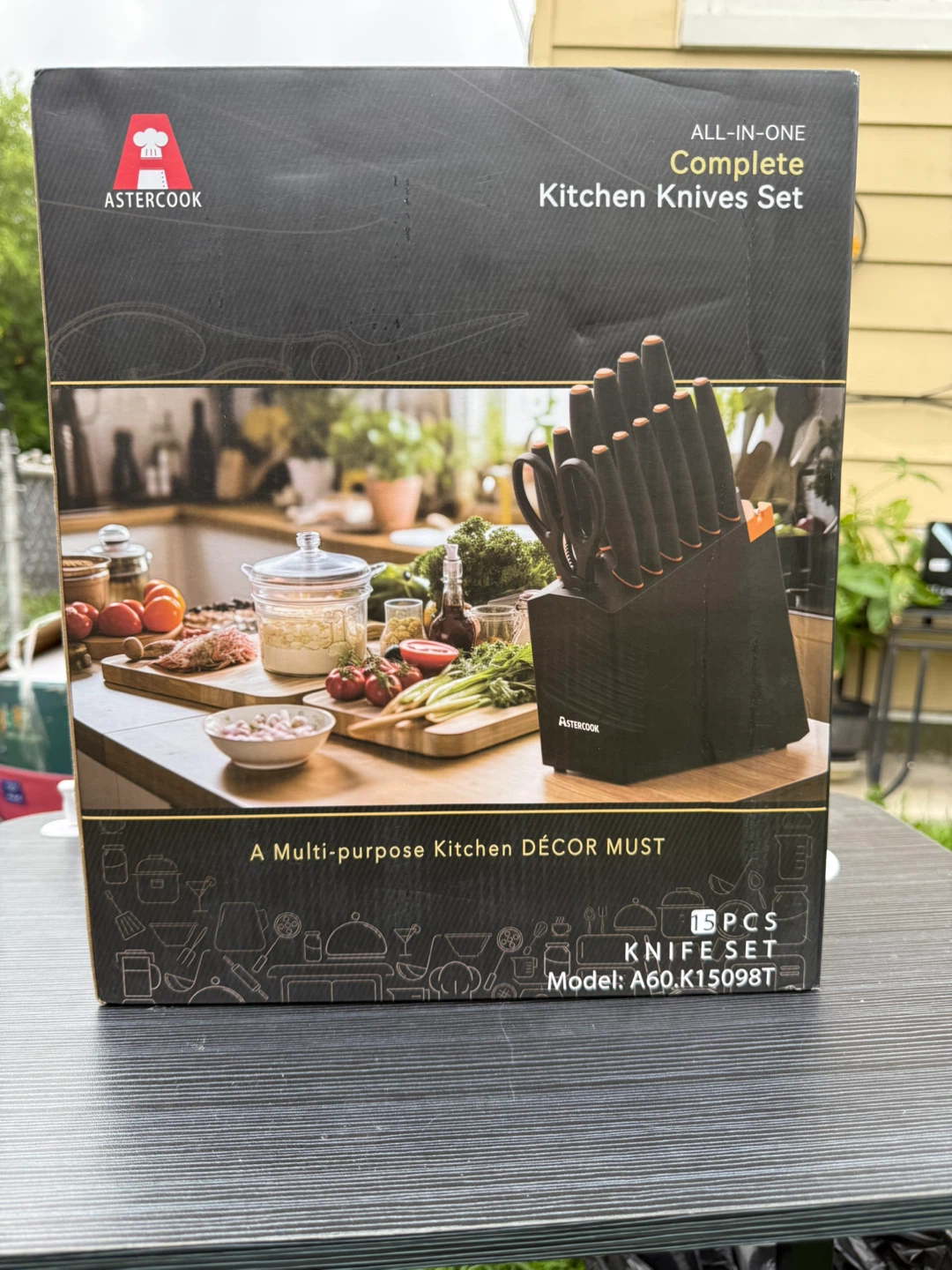 Astercook 15-Piece Complete Kitchen Knives Set - photo 2