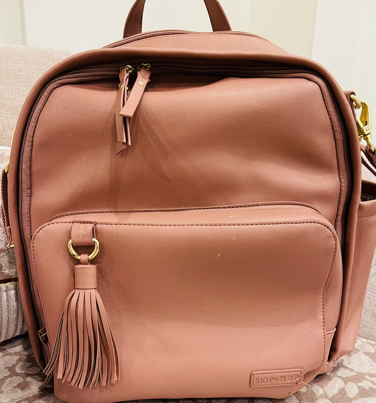 Skip Hop Diaper Backpack - Rose Gold
