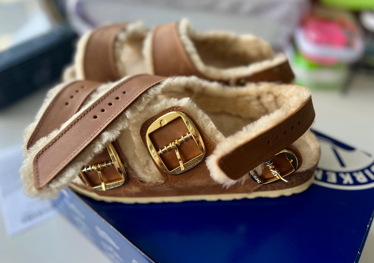 (NEW) Birkenstock Milano Big Buckle Shearling W40 - photo 3