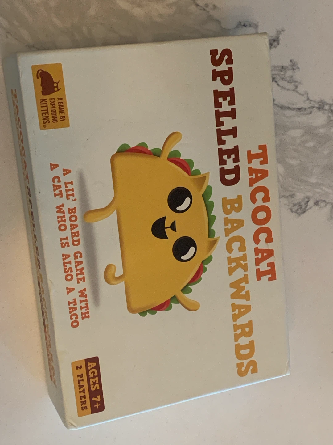 Taco Cat Spelled Backwards Board Game