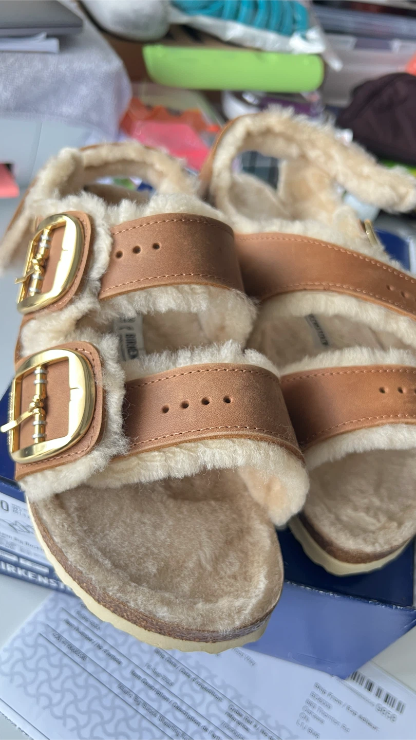 (NEW) Birkenstock Milano Big Buckle Shearling W40 - photo 5