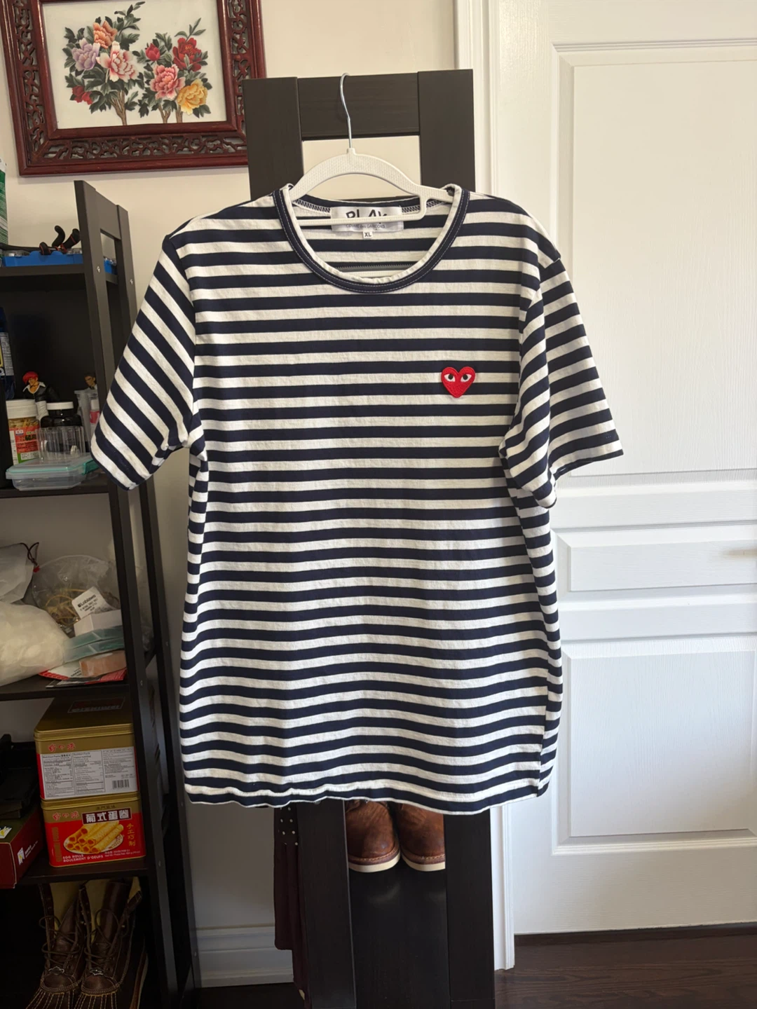 PLAY Comme des Garçons Striped T-Shirt
