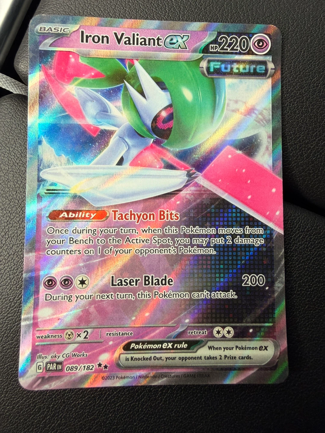 Pokémon Cards - Iron Valiant EX, Galvantula, Reuniclus, Gurrdurr