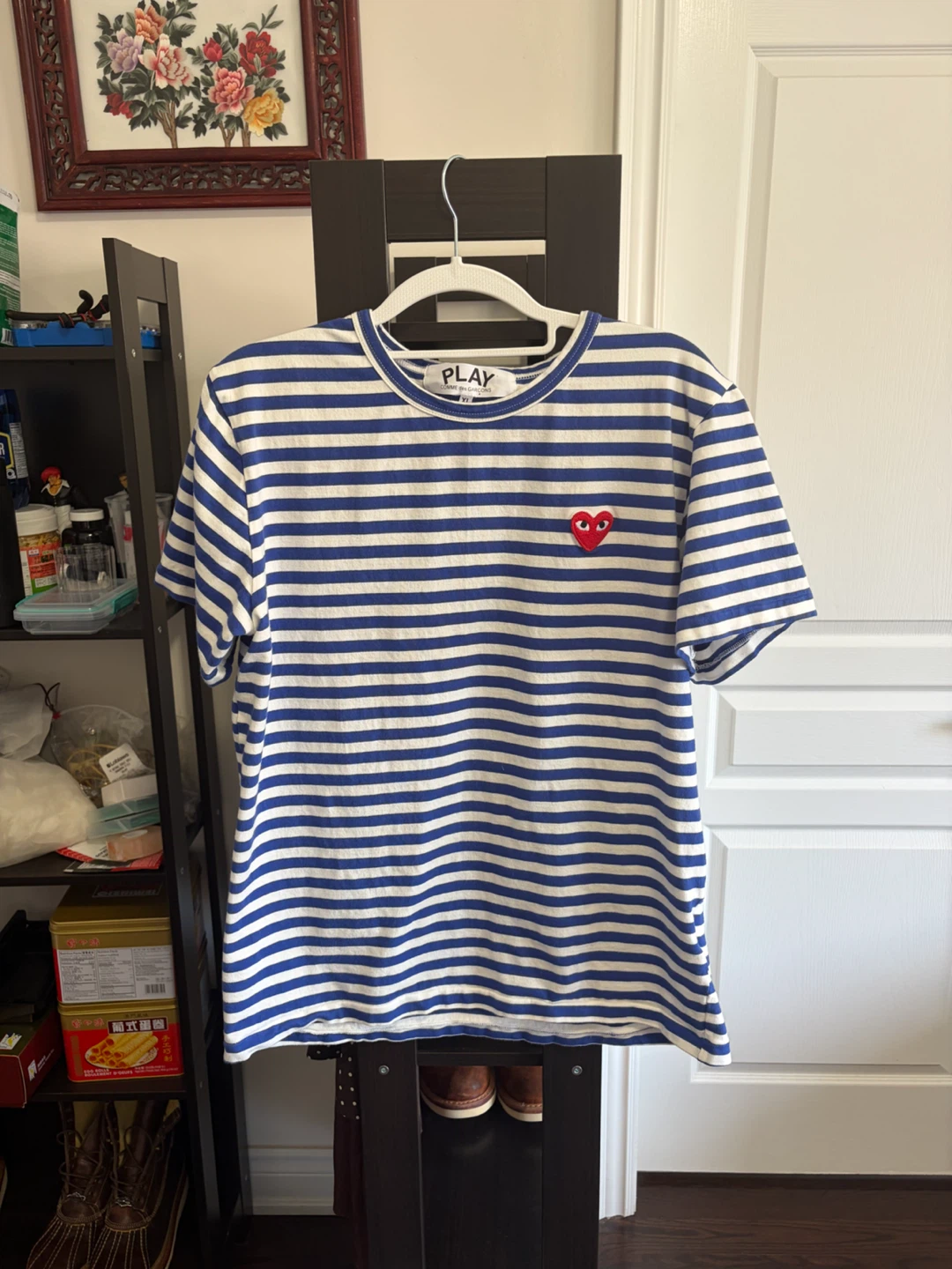 CDG PLAY Striped T-Shirt