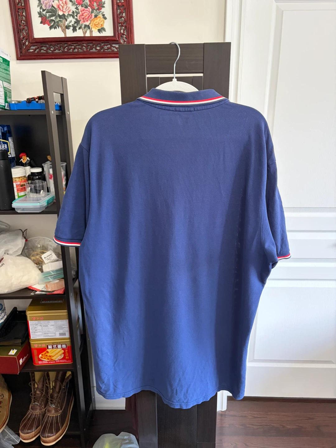 Moncler Blue Polo Shirt XXL - photo 2