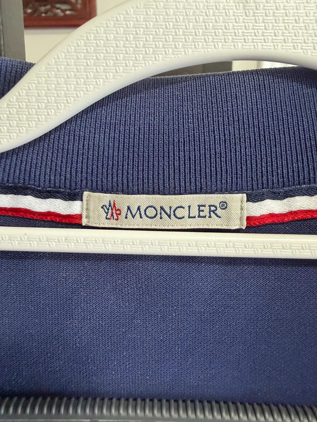 Moncler Blue Polo Shirt XXL - photo 3