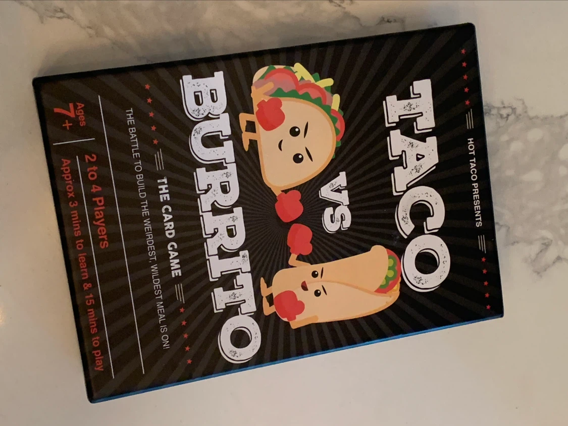 Taco vs. Burrito Card Game