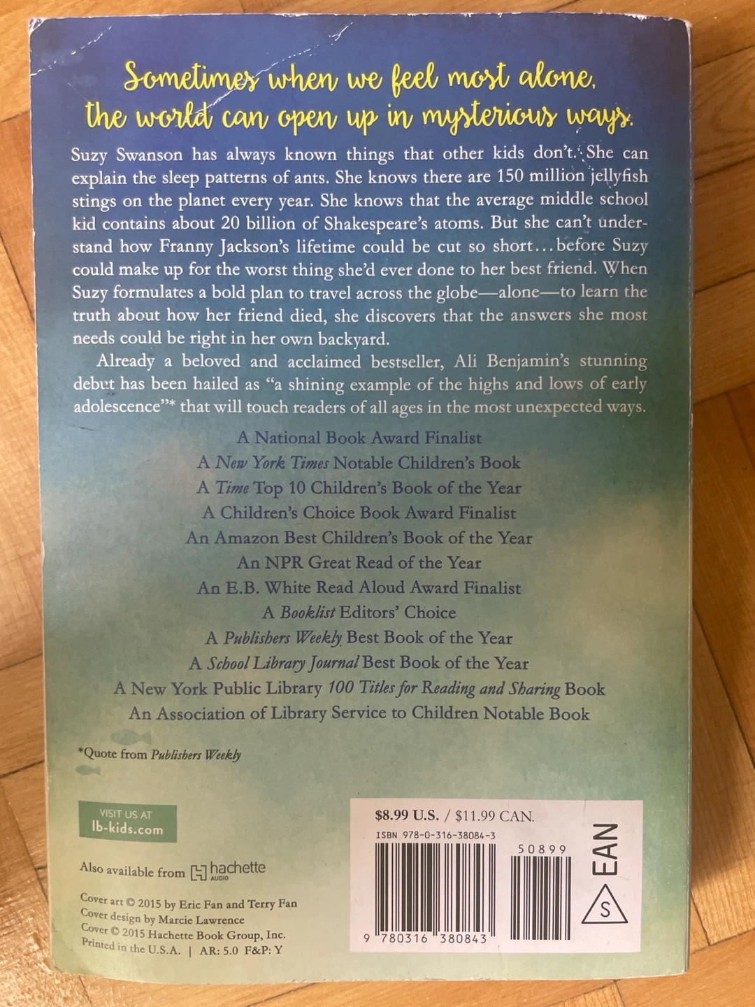 The Thing About Jellyfish by Ali Benjamin Novel - photo 2