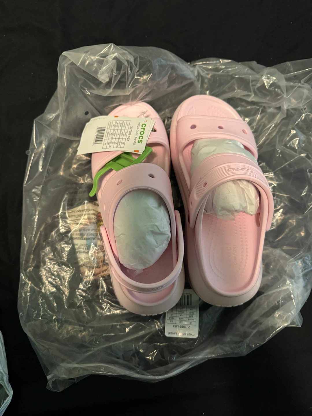 Crocs Mega Crush Sandal Pink Size 4M