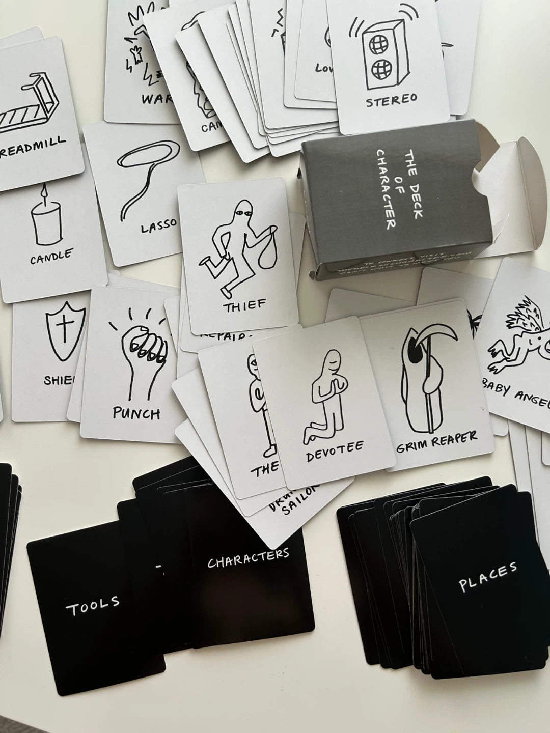 The Deck of Character Game Cards