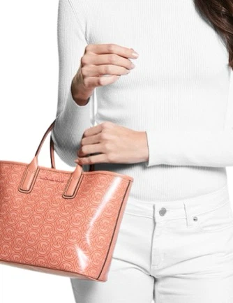 MK Jodie Small Logo Jacquard Tote Bag