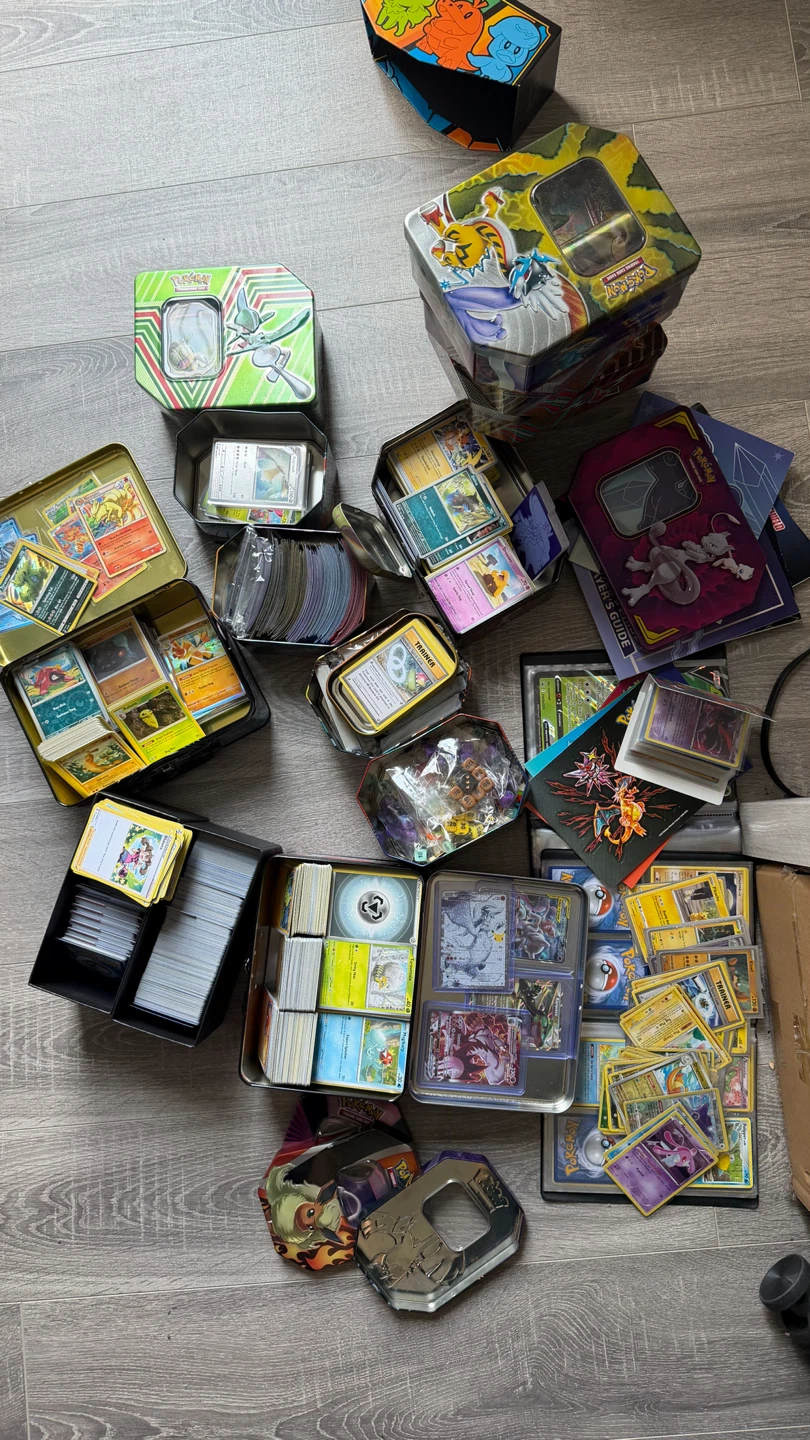 Large Collection of Pokémon Trading Cards