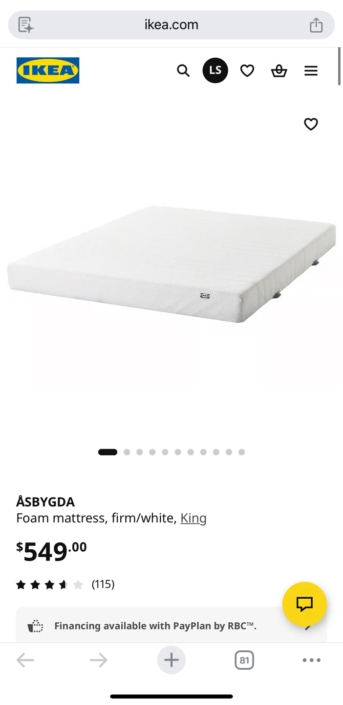 IKEA King Size Bed Frame + Mattress Set – $520 - photo 4