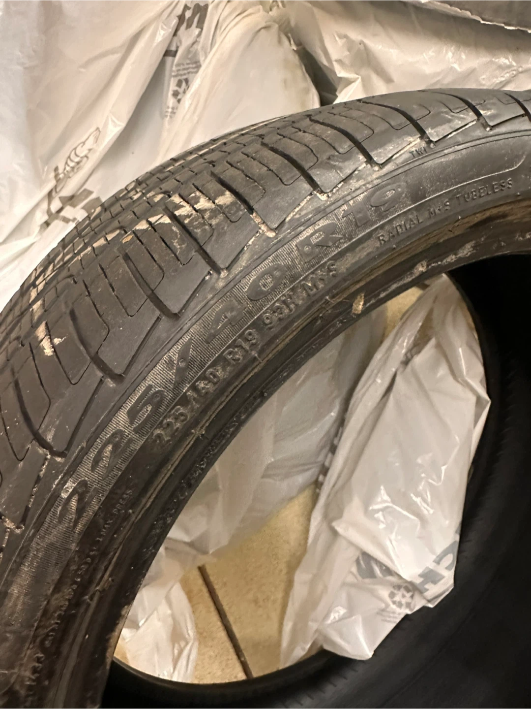 Mercedes OEM AMG rims + tires 225/40 R19 - photo 5