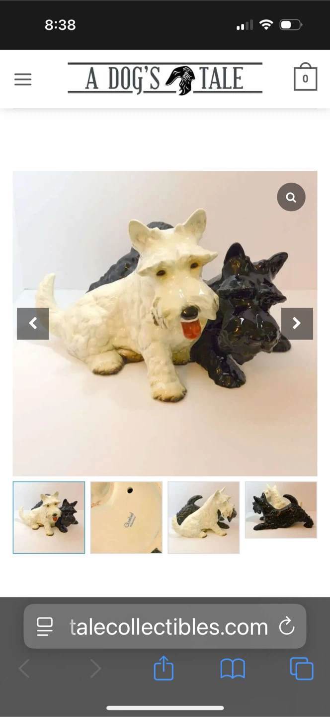 Goebel Scottish Terrier Figurine - White & Black - photo 3