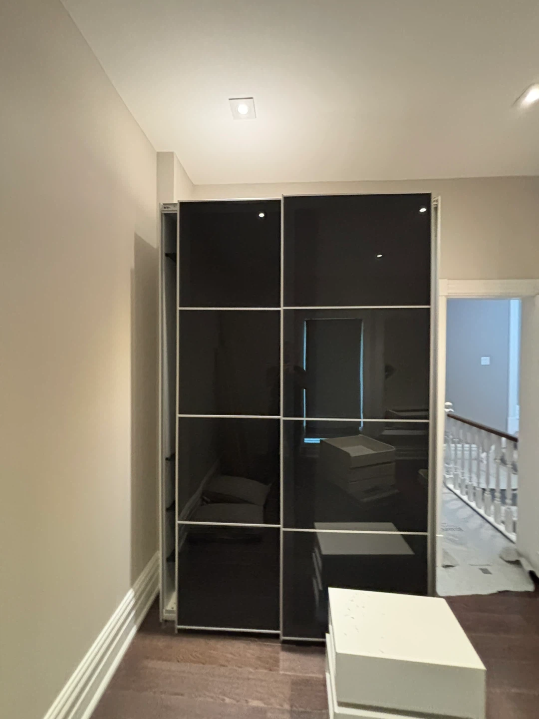 Black Sliding Door Wardrobe - photo 2