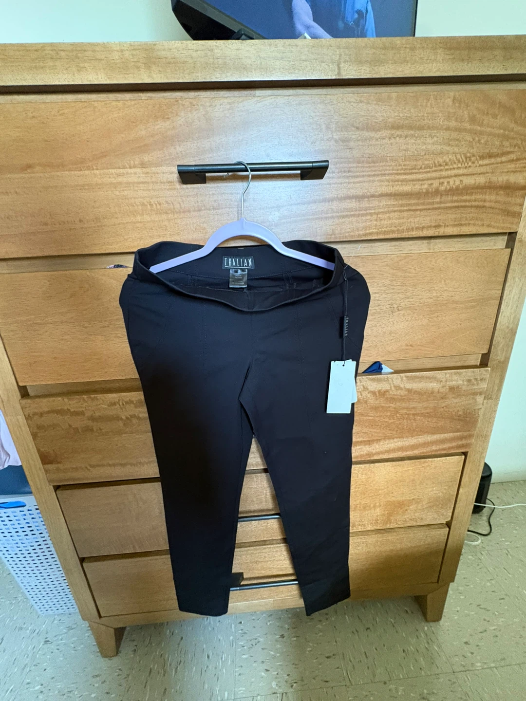 Thalian Black Pull-On Comfort Pants