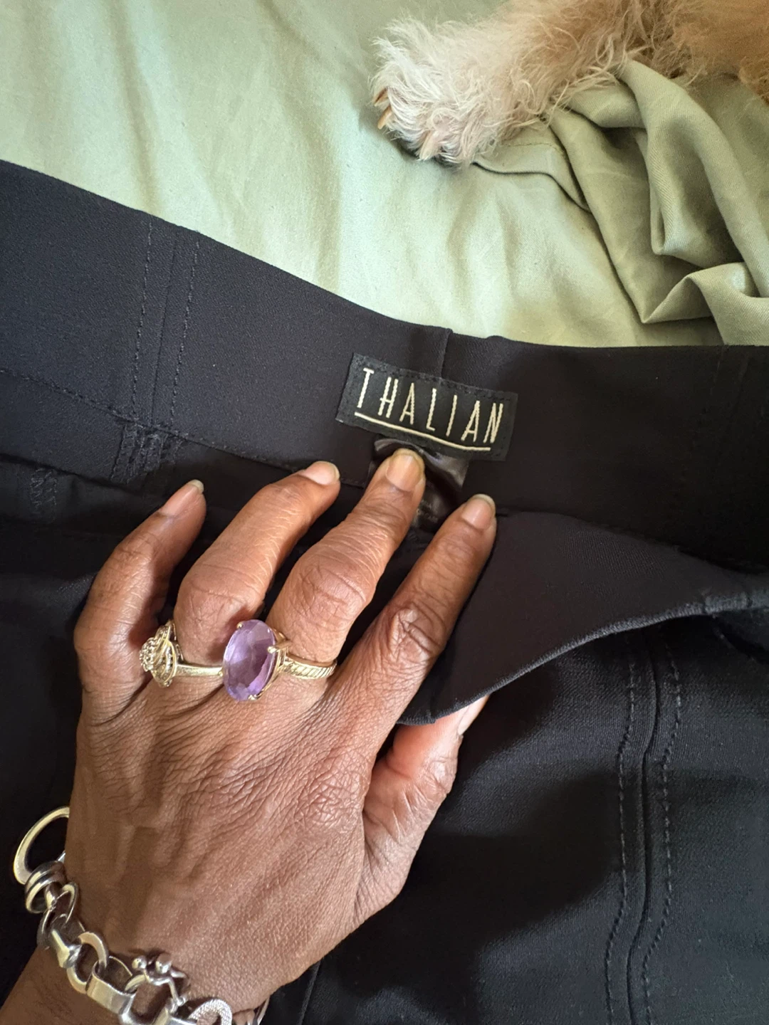 Thalian Black Pull-On Comfort Pants - photo 2