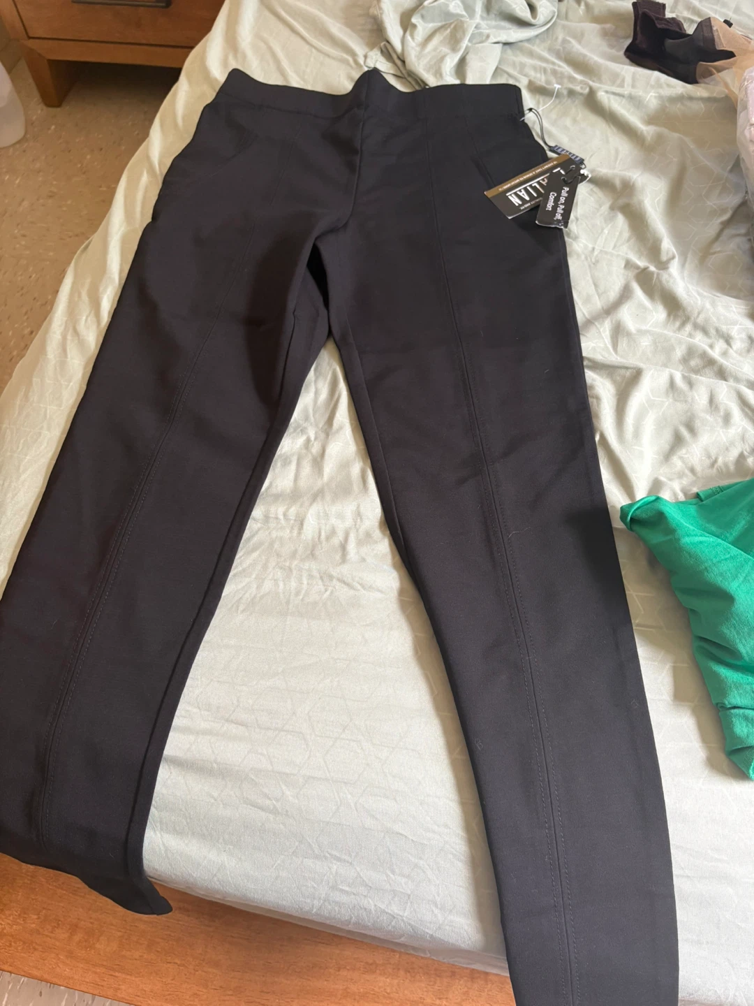 Thalian Black Pull-On Comfort Pants - photo 3