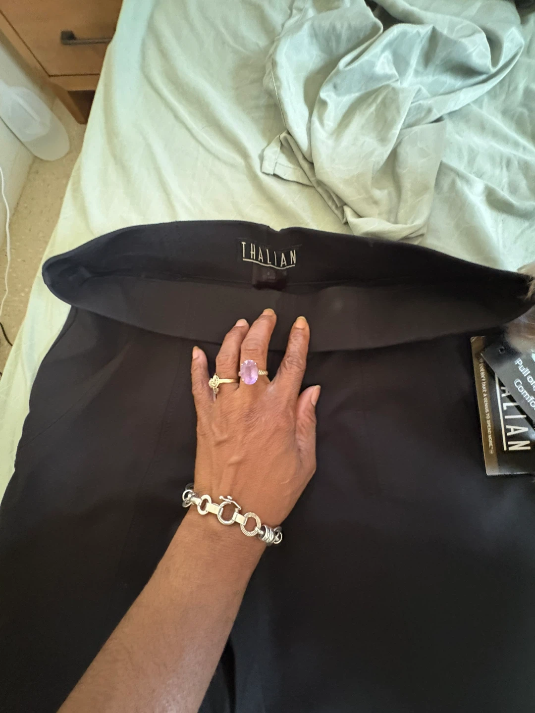 Thalian Black Pull-On Comfort Pants - photo 5