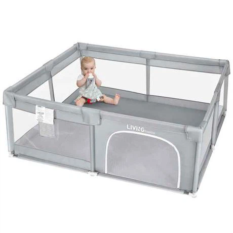 NEW Living Basics73'' x 61'' Baby Playpen