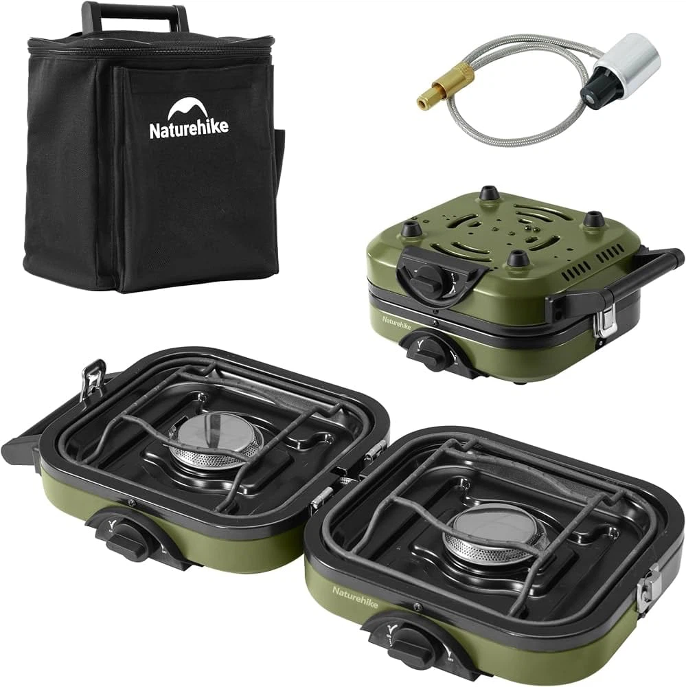 Naturehike Portable Camping Stove with Carry Bag and Hose