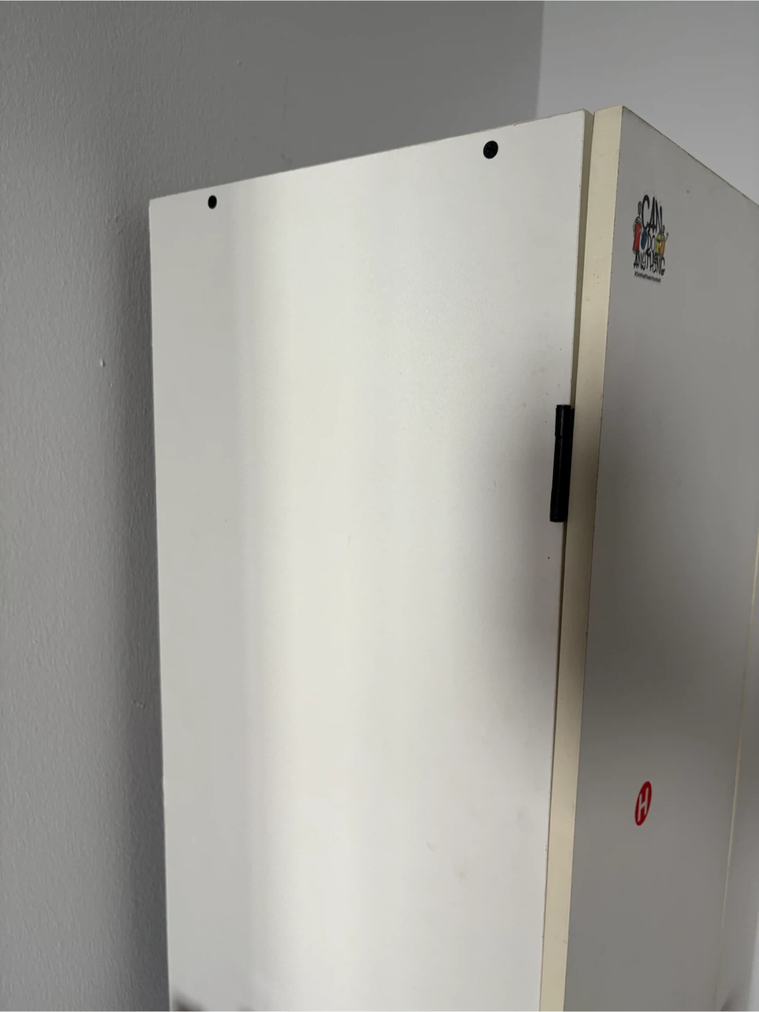 Tall White Two-Door Storage Cabinet - photo 4