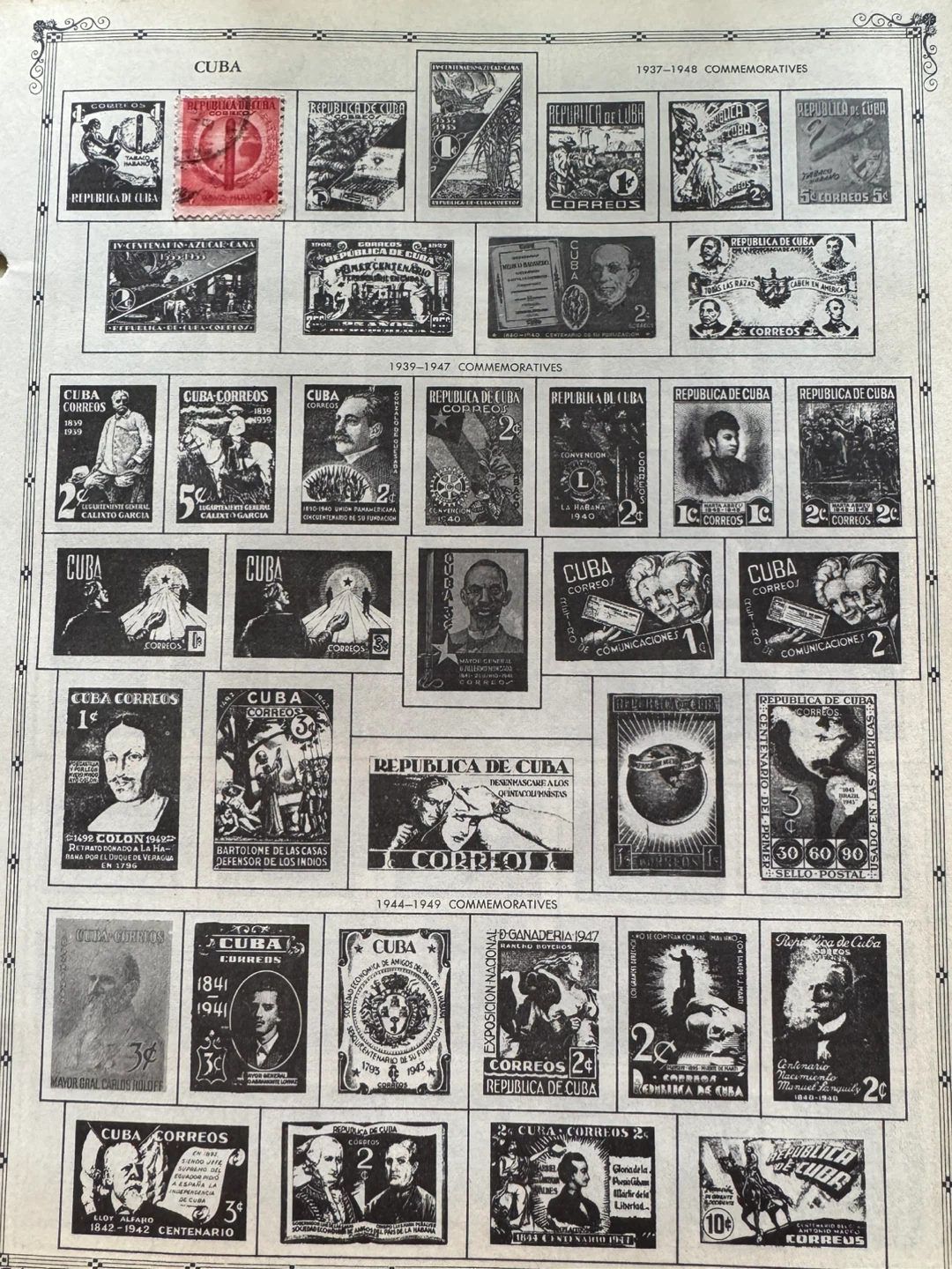 Old Collectable Cuba Postage Stamps - photo 2