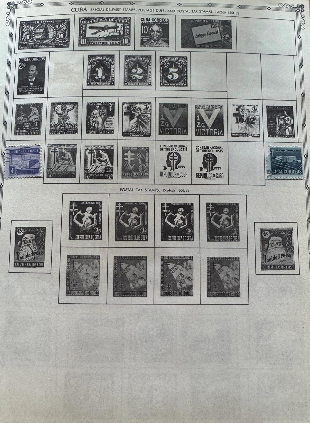Old Collectable Cuba Postage Stamps - photo 3