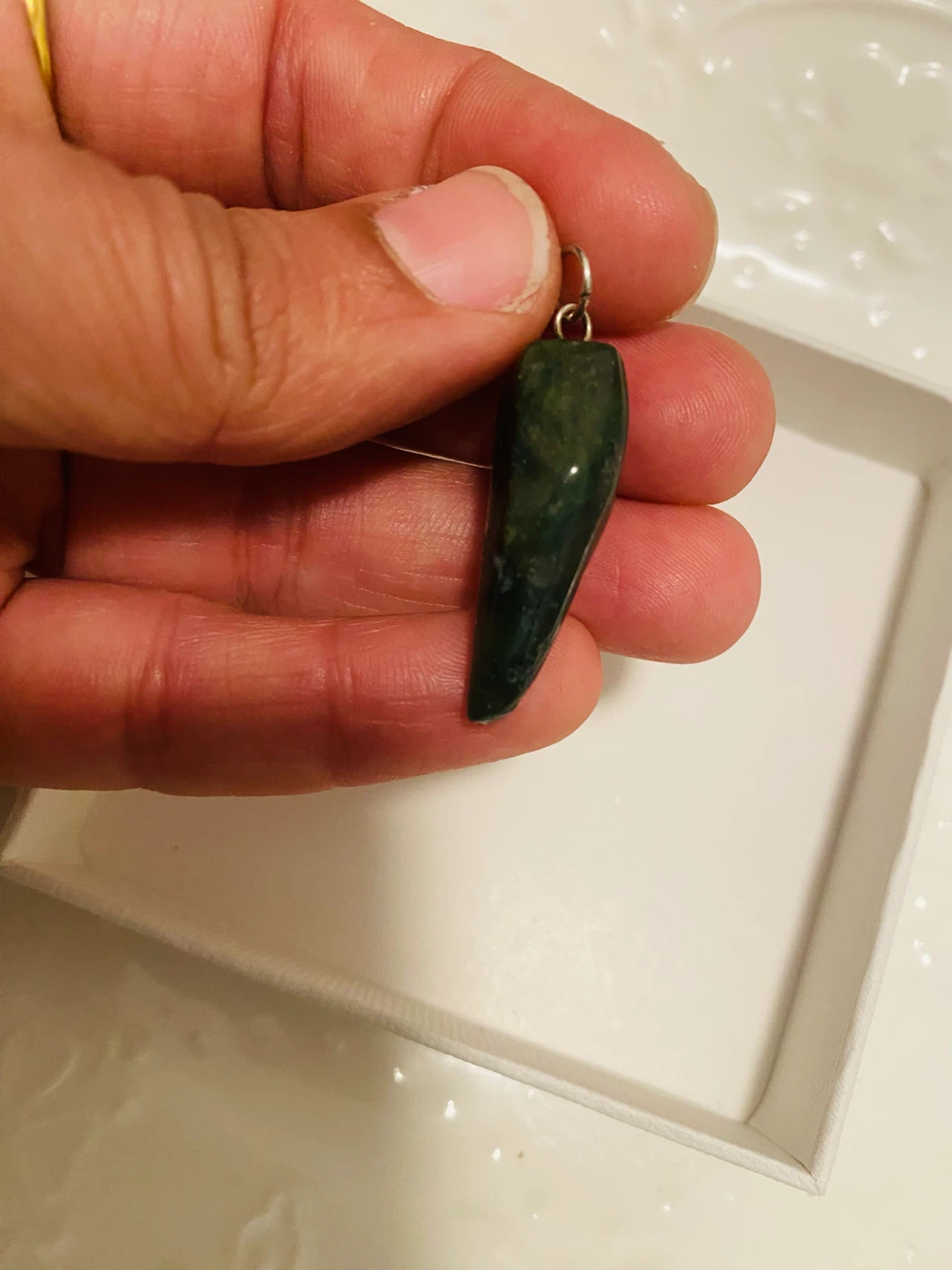 Stone Pendant Charm