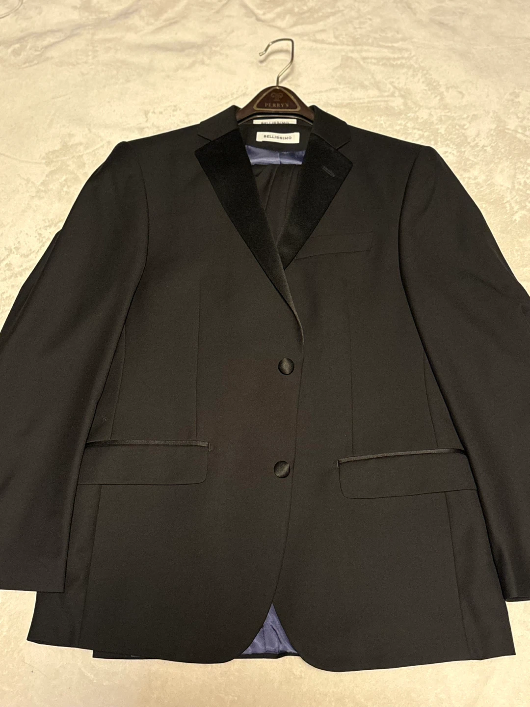 Bellissimo Formal Black Tuxedo Jacket set