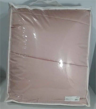 The Company Store Cotton Sateen Comforter Blush Twin/Twin XL - photo 2