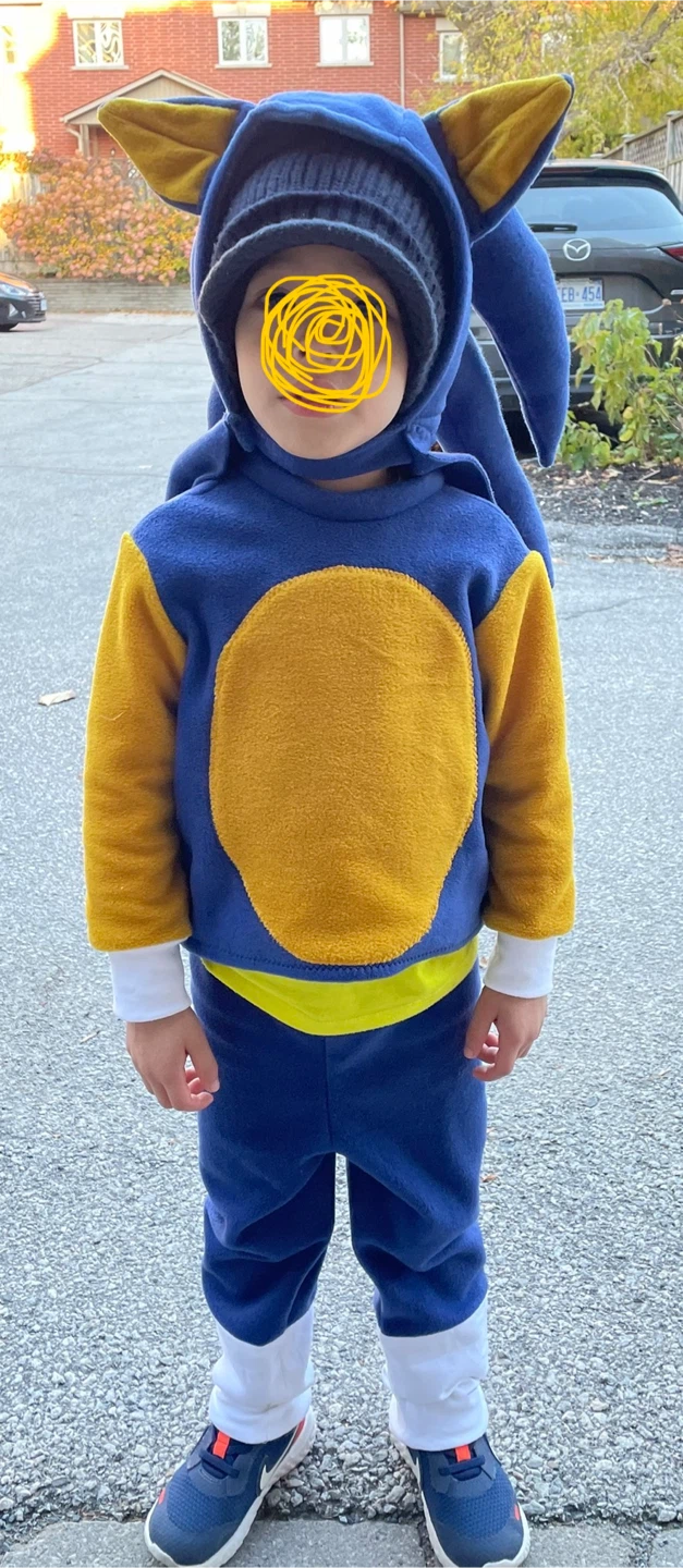 Sonic the Hedgehog Costume 4T