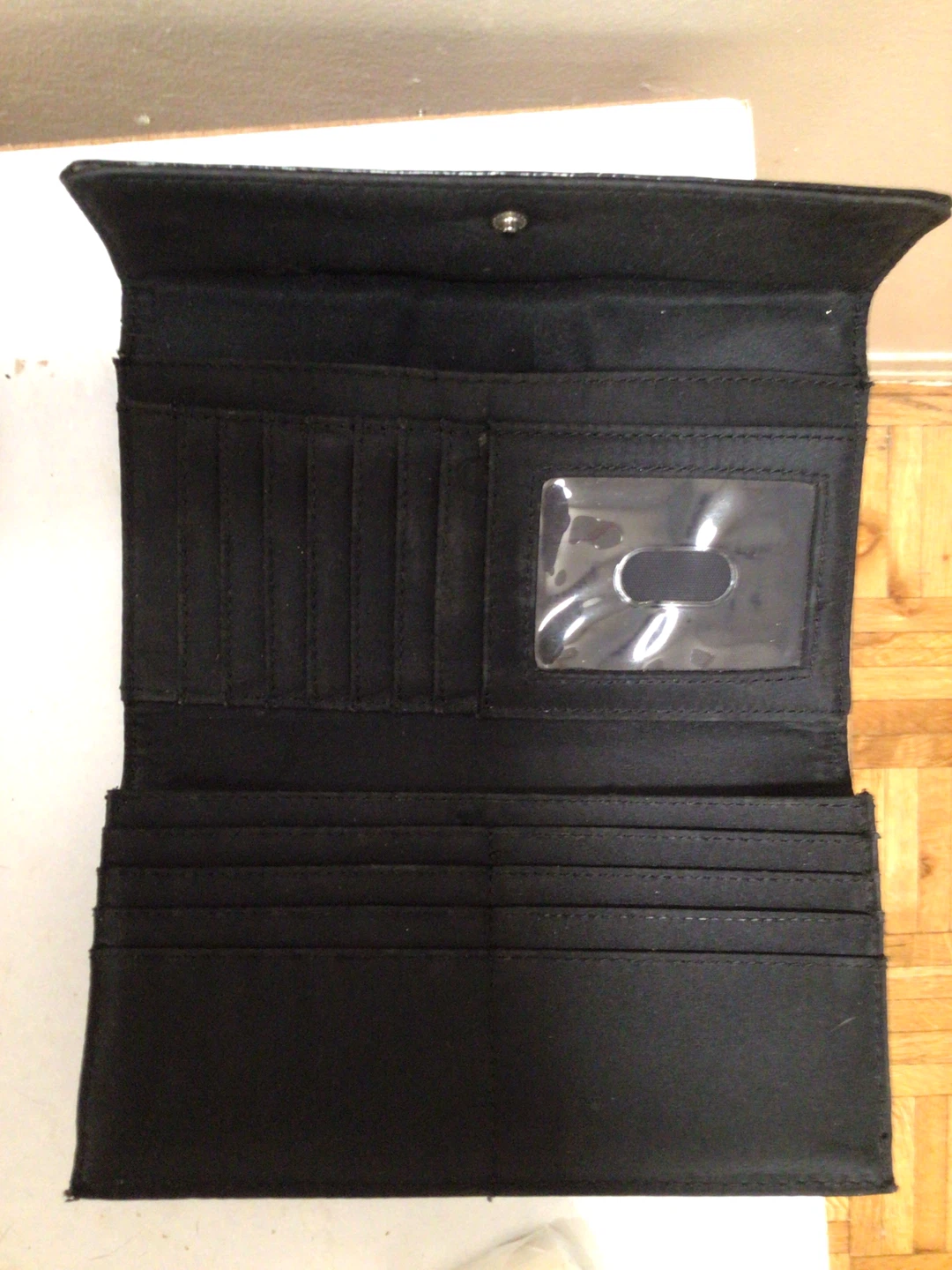 Nine West Black Croc Wallet - photo 2