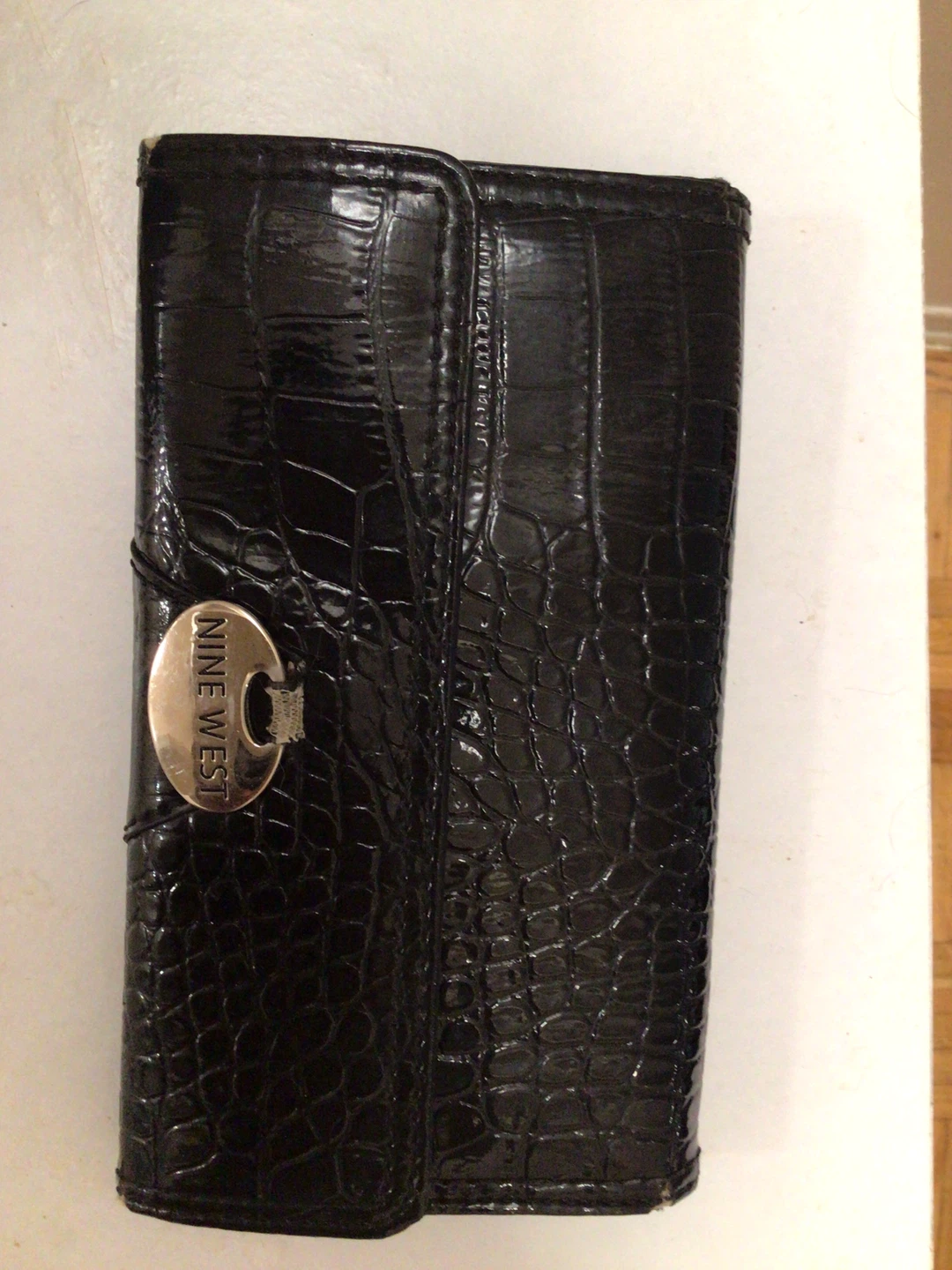Nine West Black Croc Wallet - photo 5