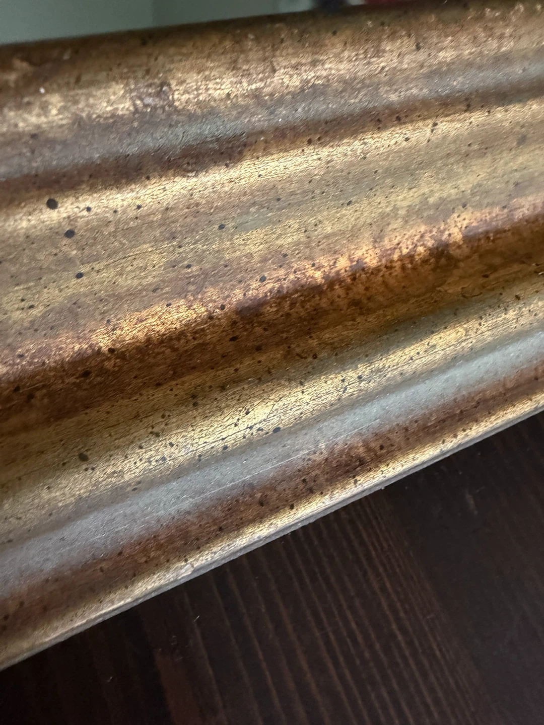 Mirror with gold-toned frame - photo 2