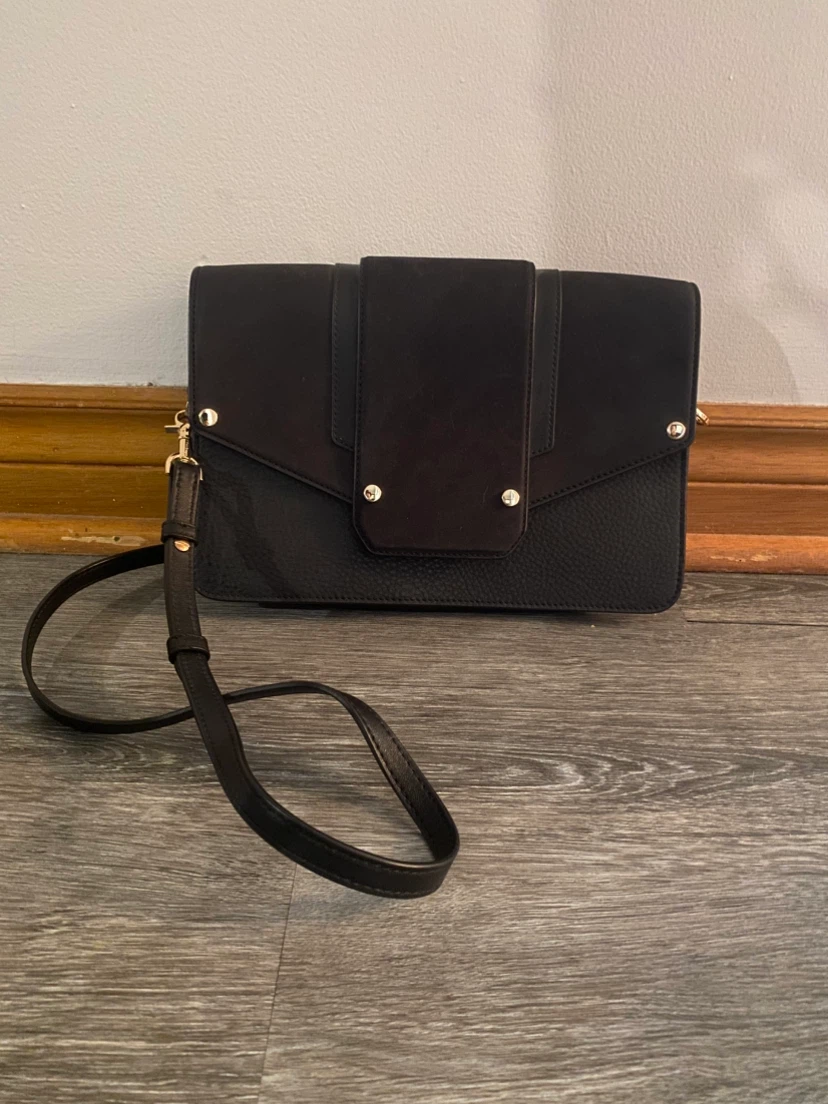 Mackage leather clutch