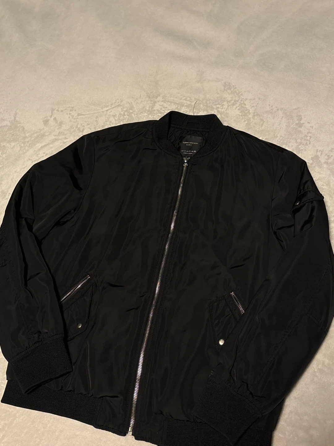 ZARA Trafaluc Bomber Jacket - Black