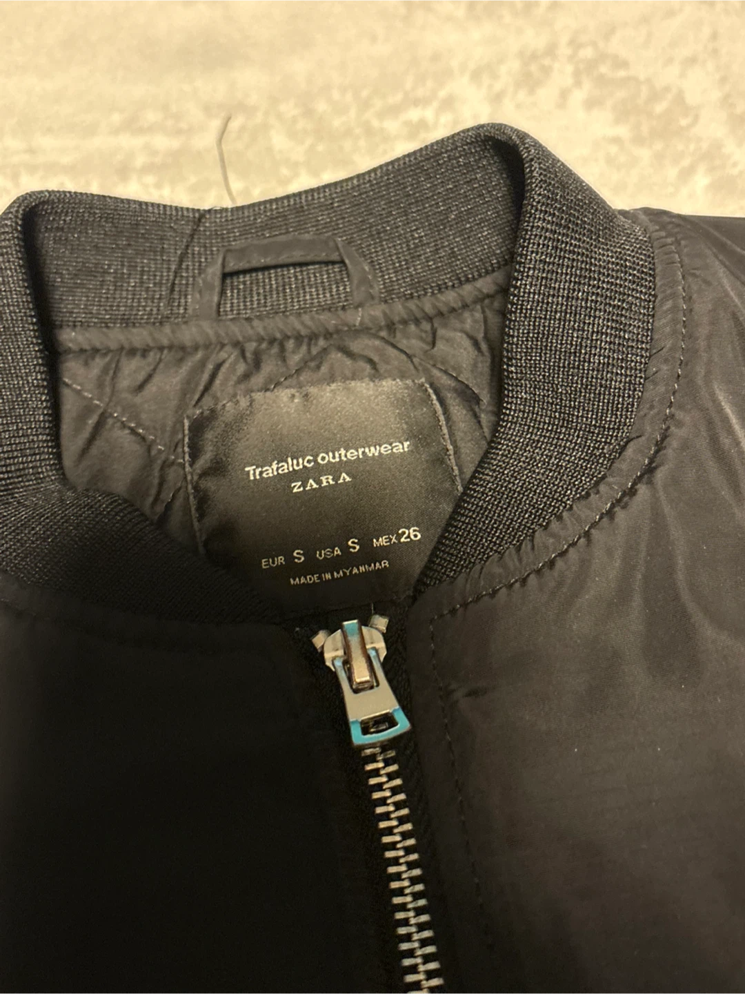 ZARA Trafaluc Bomber Jacket - Black - photo 3