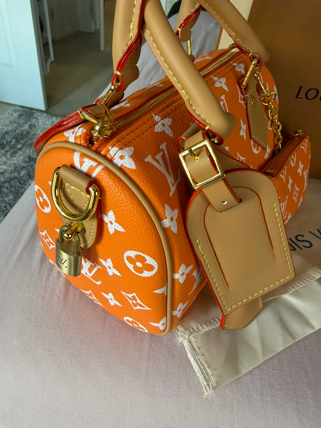 Louis Vuitton Speedy Bandouliere Orange Monogram - photo 2