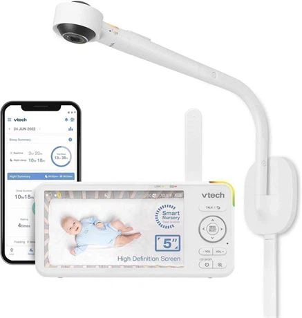 VTech VC2105 VCare 1080p WiFi Over-the-Crib Video Baby Monitor