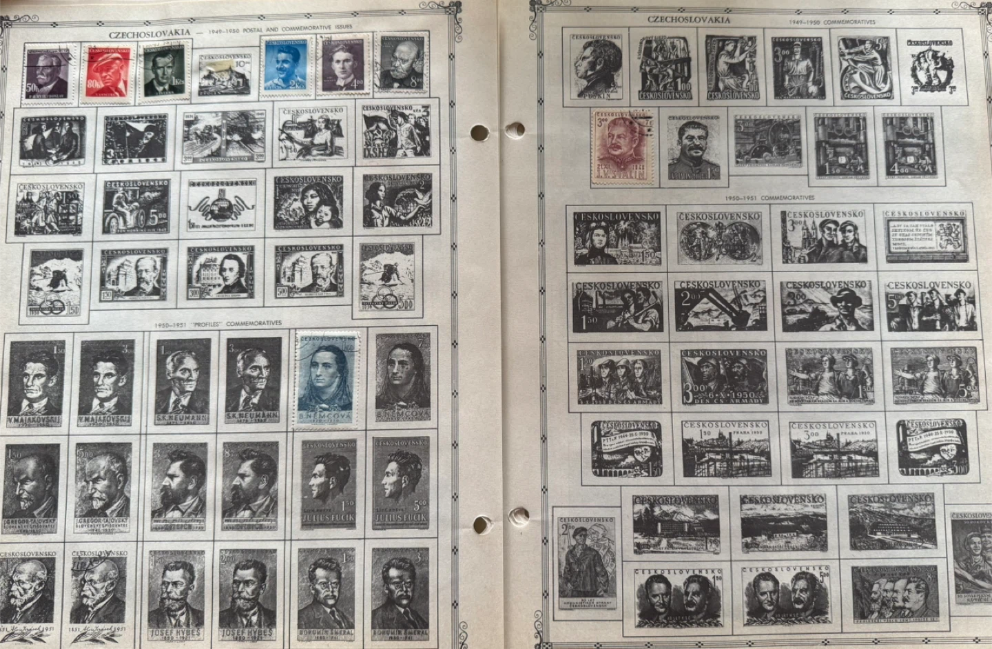 Old Collectable Czechoslovakia Postage Stamps - photo 5