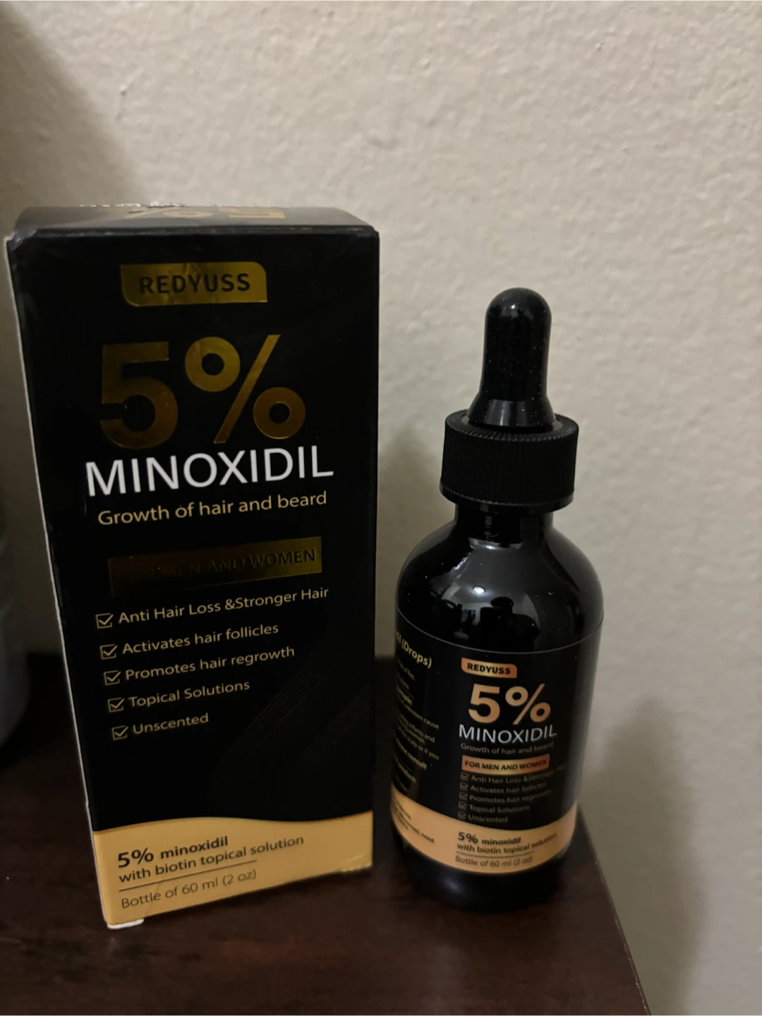NEW-5% Minoxidil Growth of Hair and Beard Solution