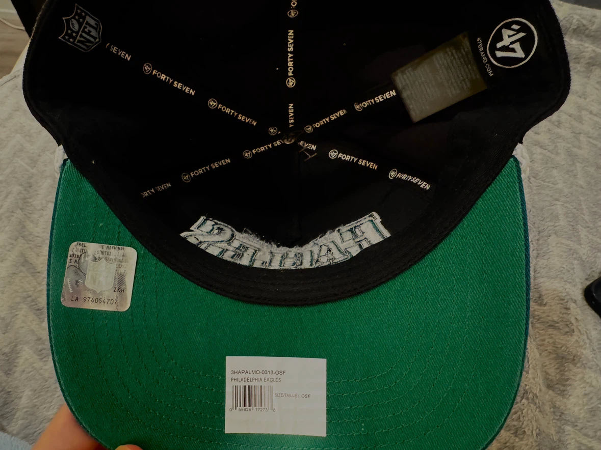 Brand new 47 Brand Philadelphia Eagles Adjustable Snapback Hat - photo 3