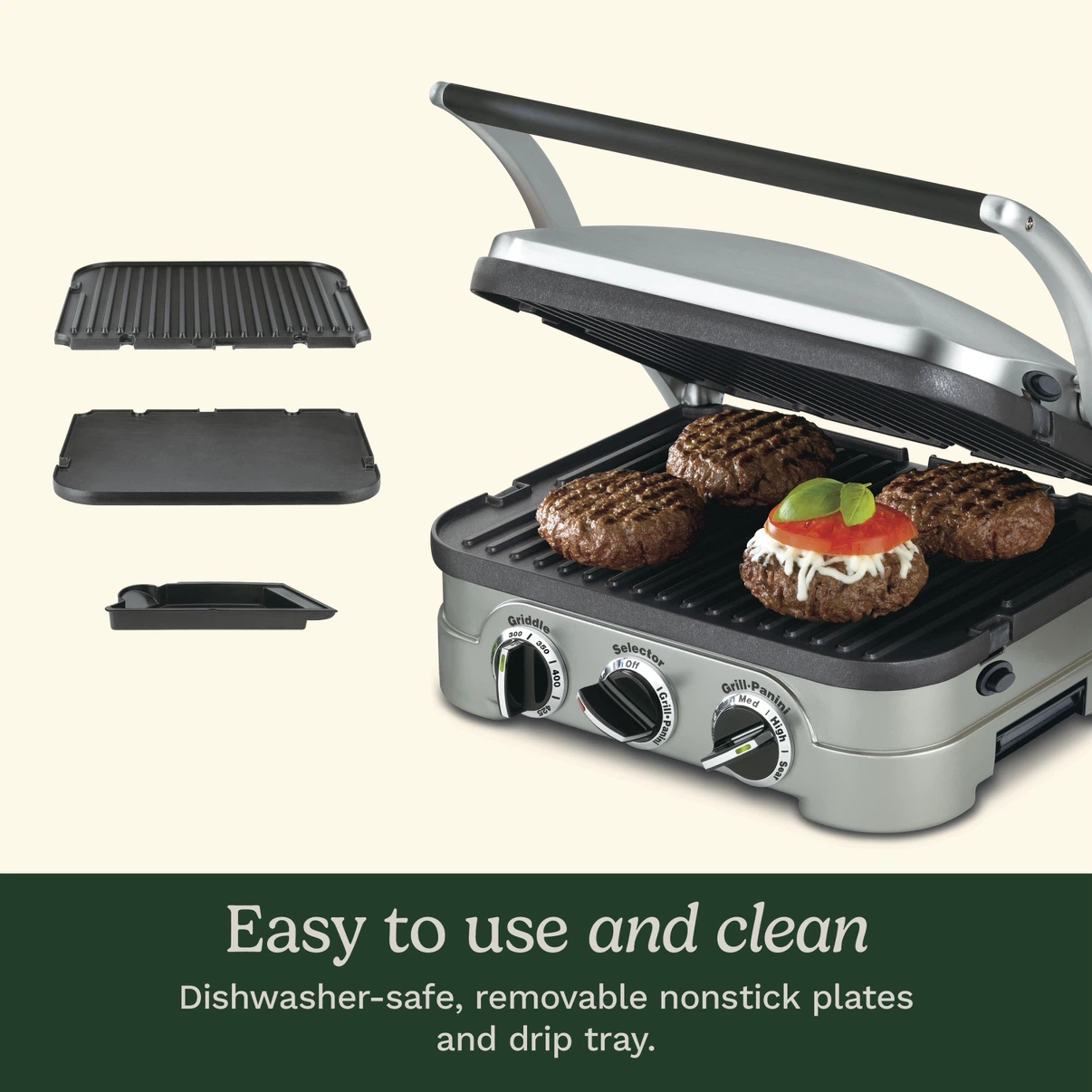 BNIB Cuisinart 5-in-1 Griddler & Panini Press - photo 4