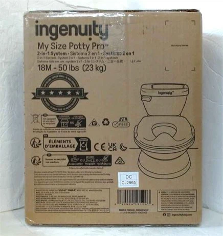Ingenuity My Size Potty Pro 2-in-1 Potty Training Toilet - photo 2