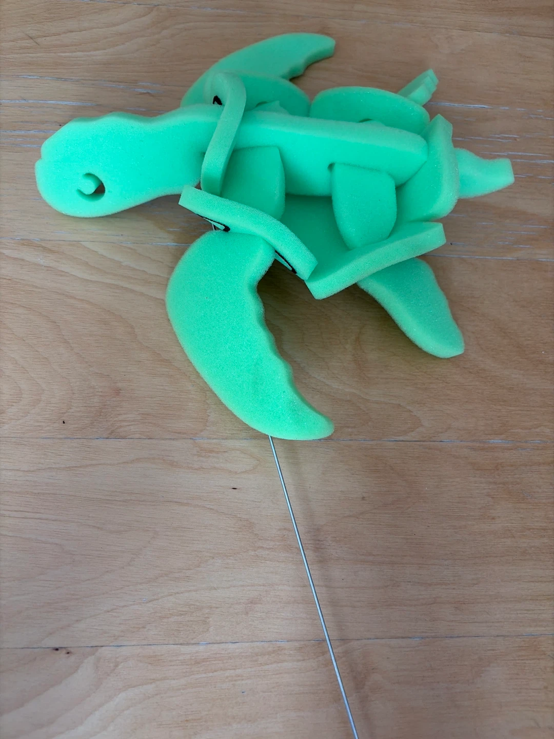 Green Foam Turtle Decoration